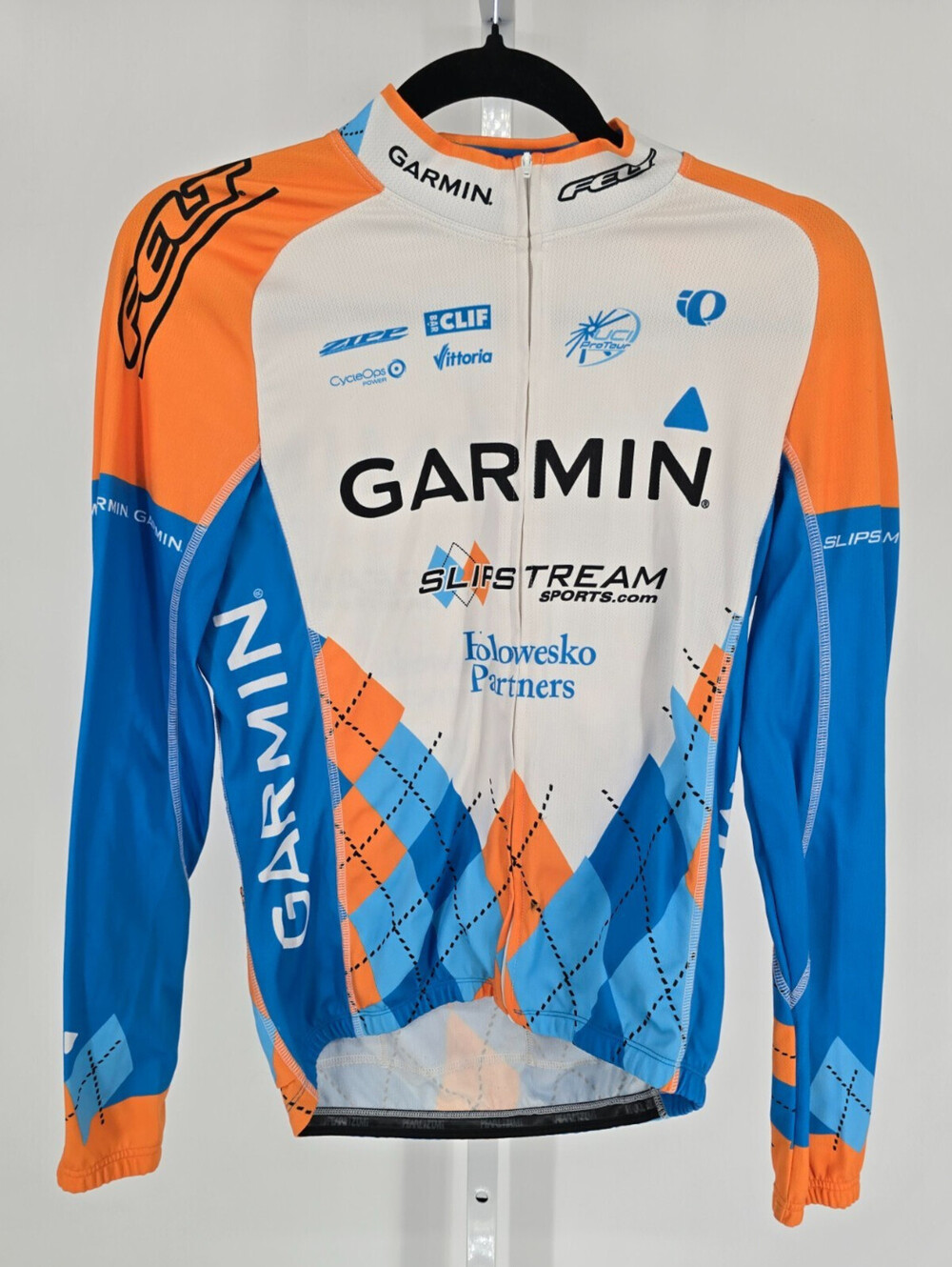 2009 Pearl Izumi Garmin-Slipstream pro cycling team long-sleeve jersey XS